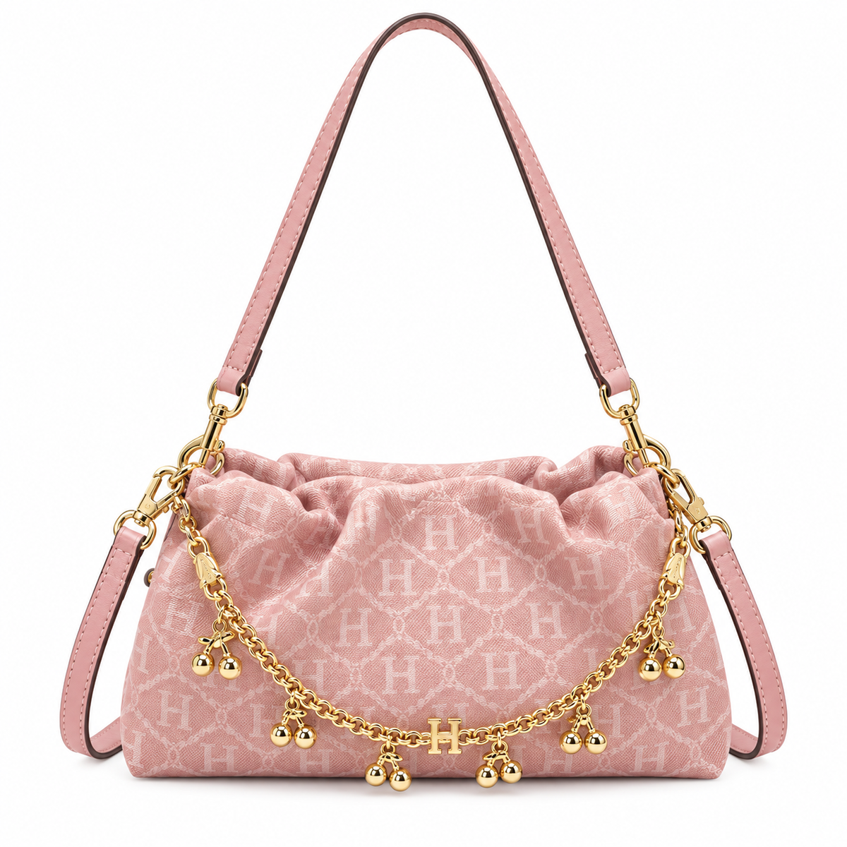 Ruching Charms Bag