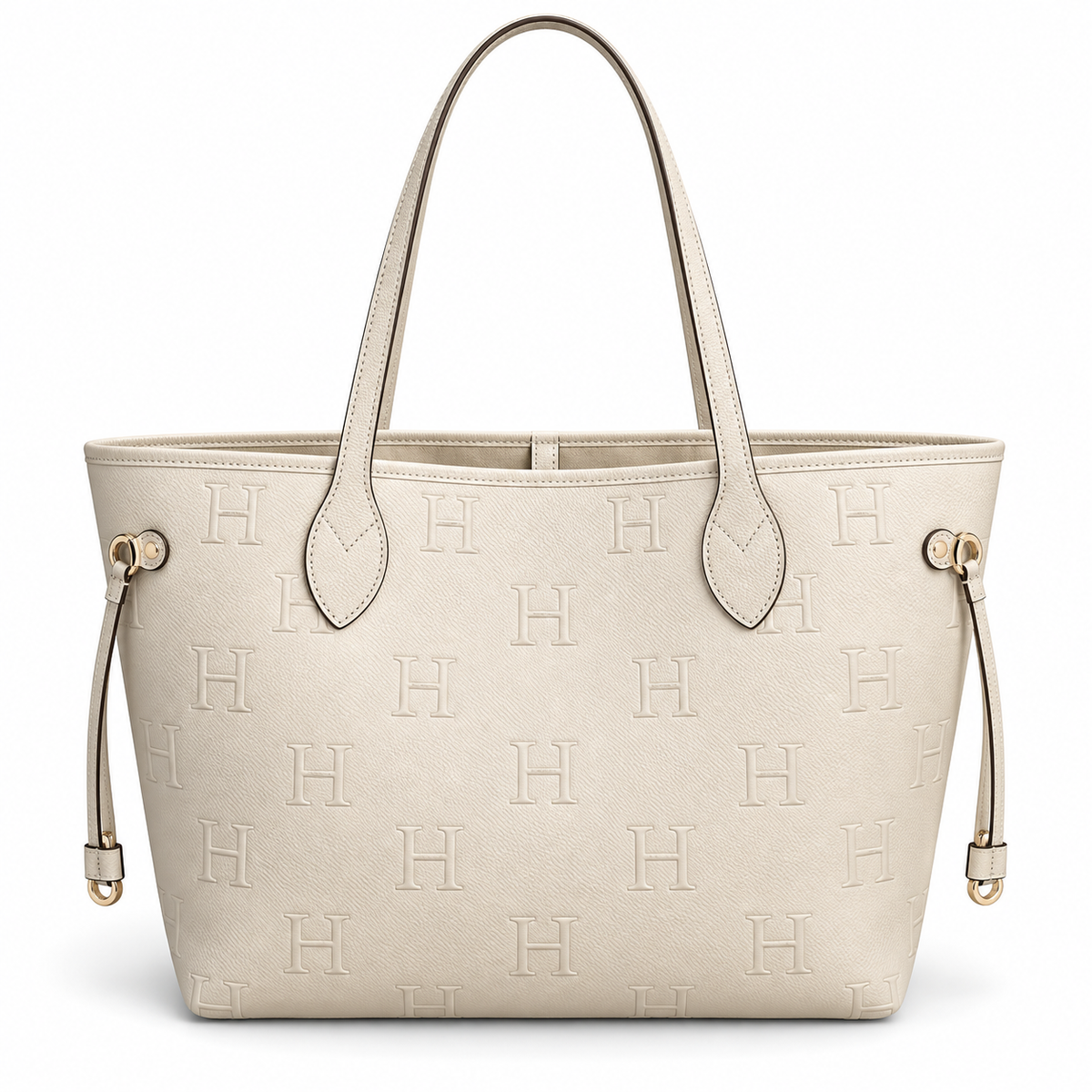 Leather Imprint Logo Tote