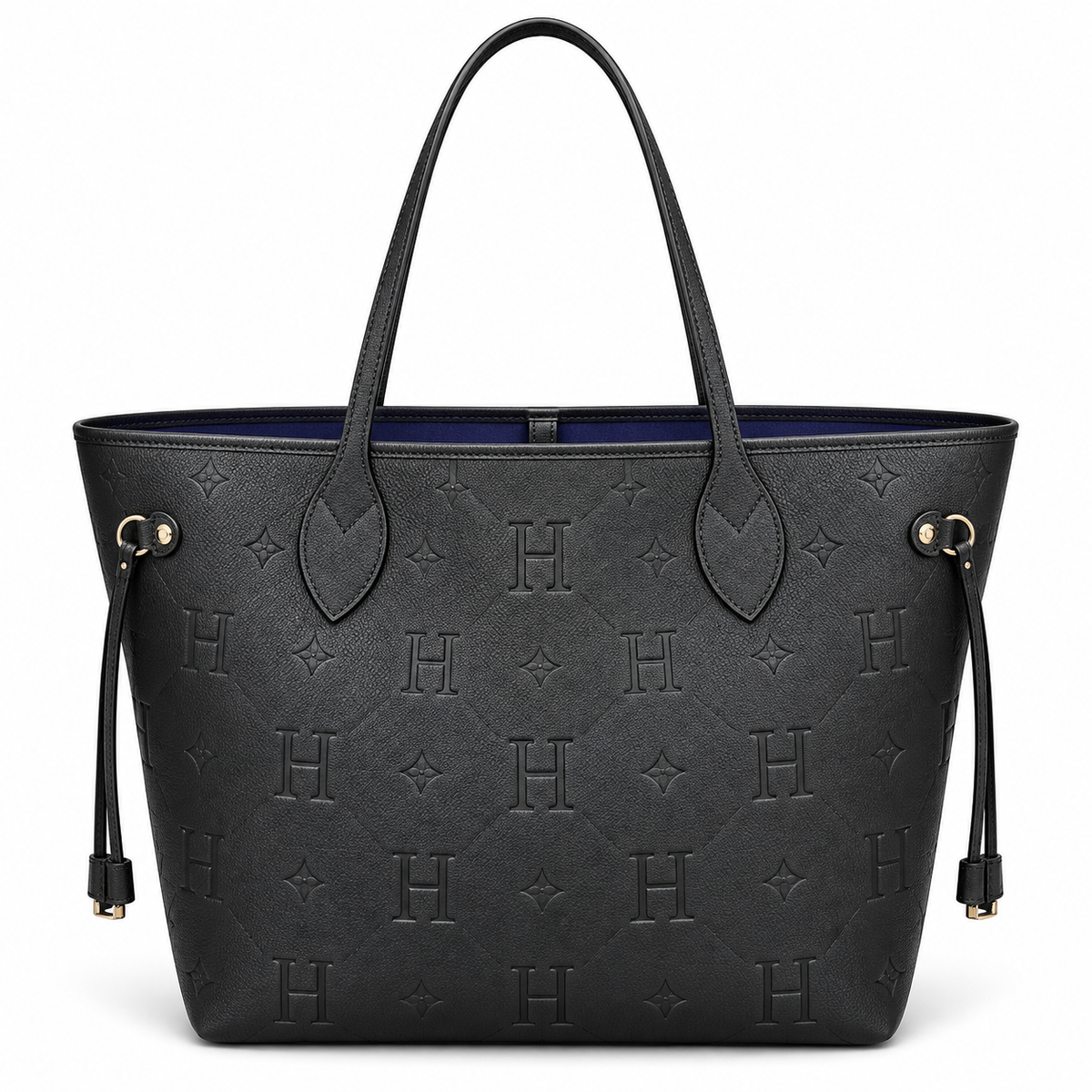 Leather Imprint Logo Tote