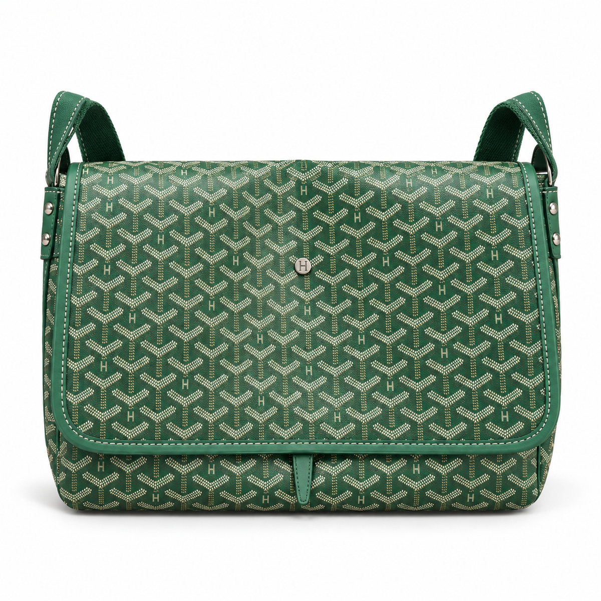 Colored Canvas Messenger Bag