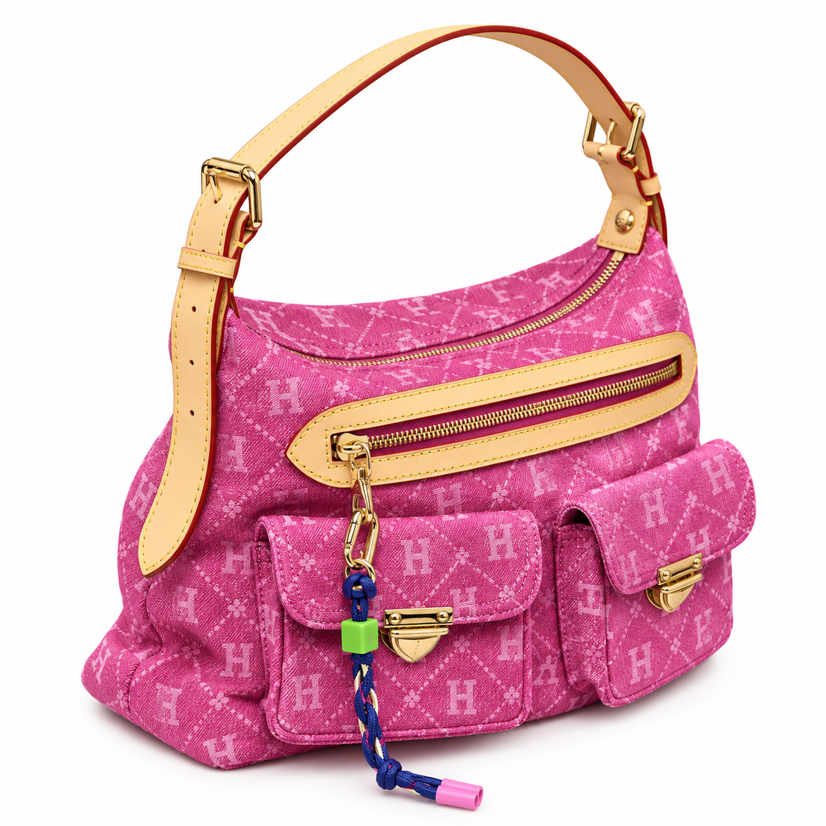 Denim & Leather Bag