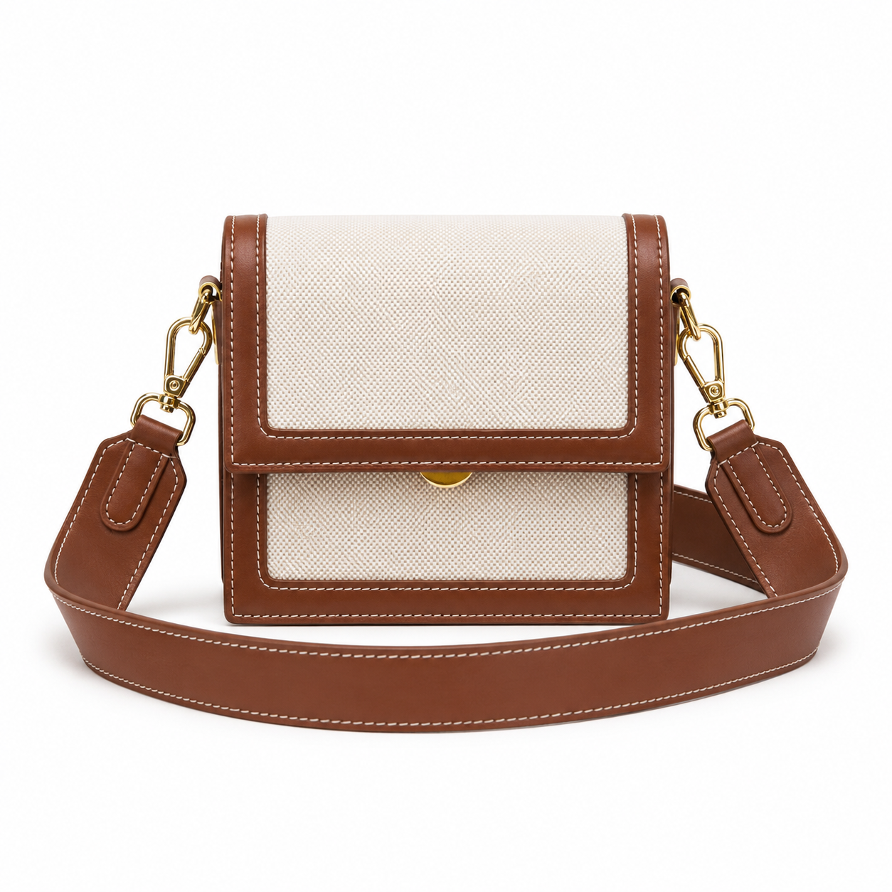 Equestrian-Style Shoulder Bag