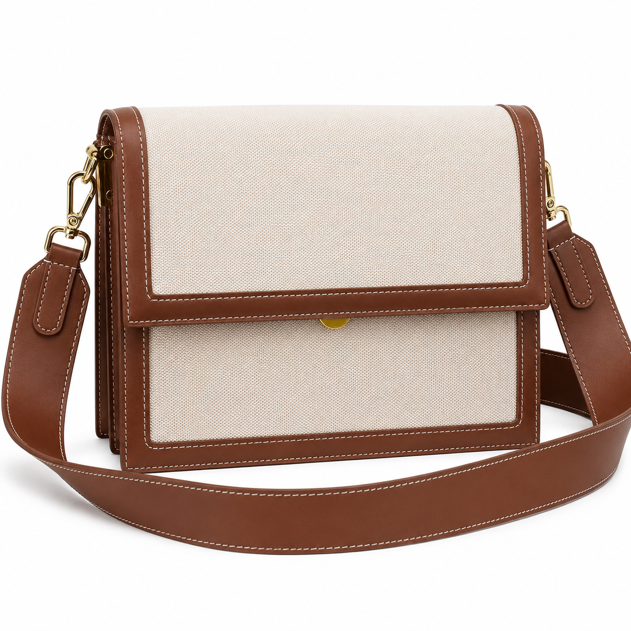 Equestrian-Style Shoulder Bag