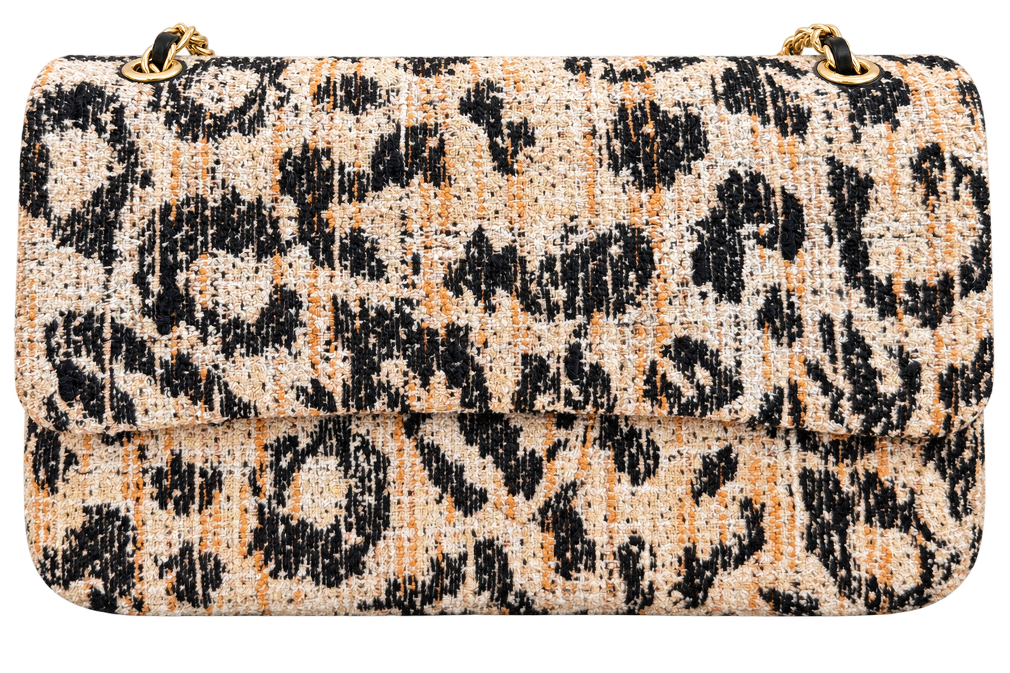 Tweed Maxi Hobo Bag