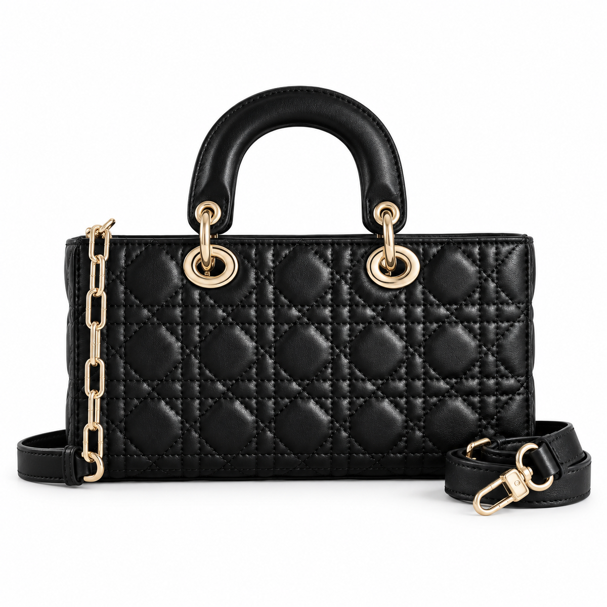 East-West Style Light Leather Bag