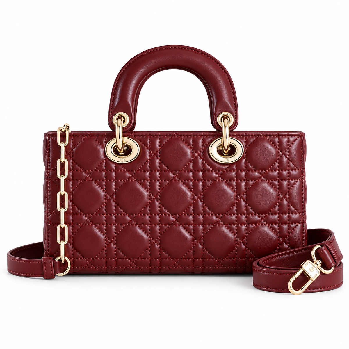 East-West Style Light Leather Bag