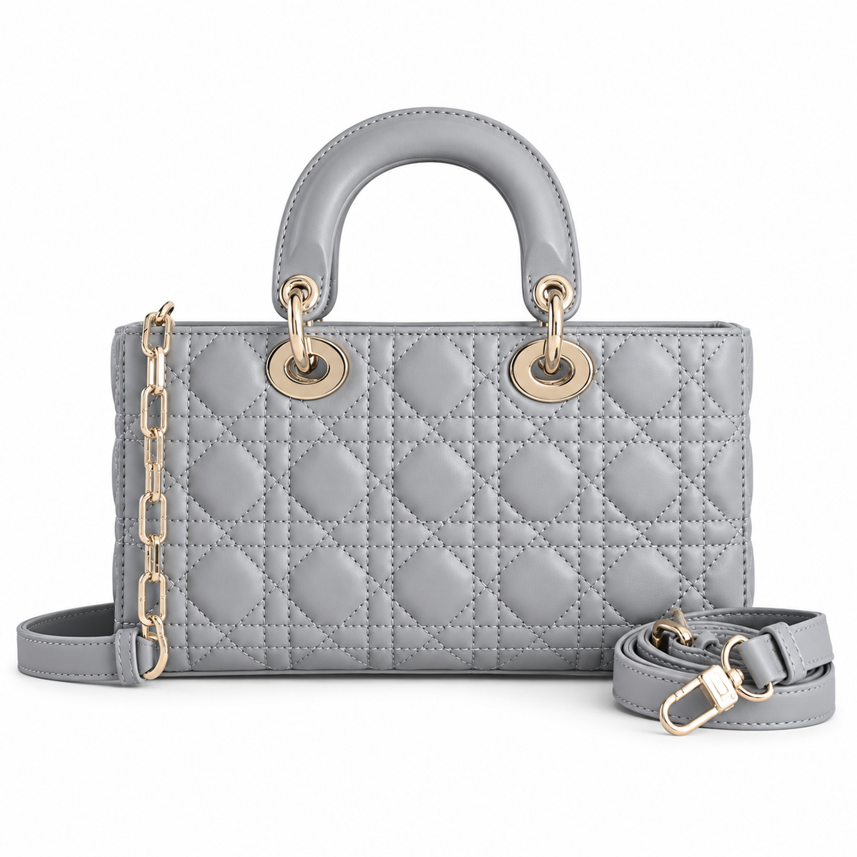 East-West Style Light Leather Bag
