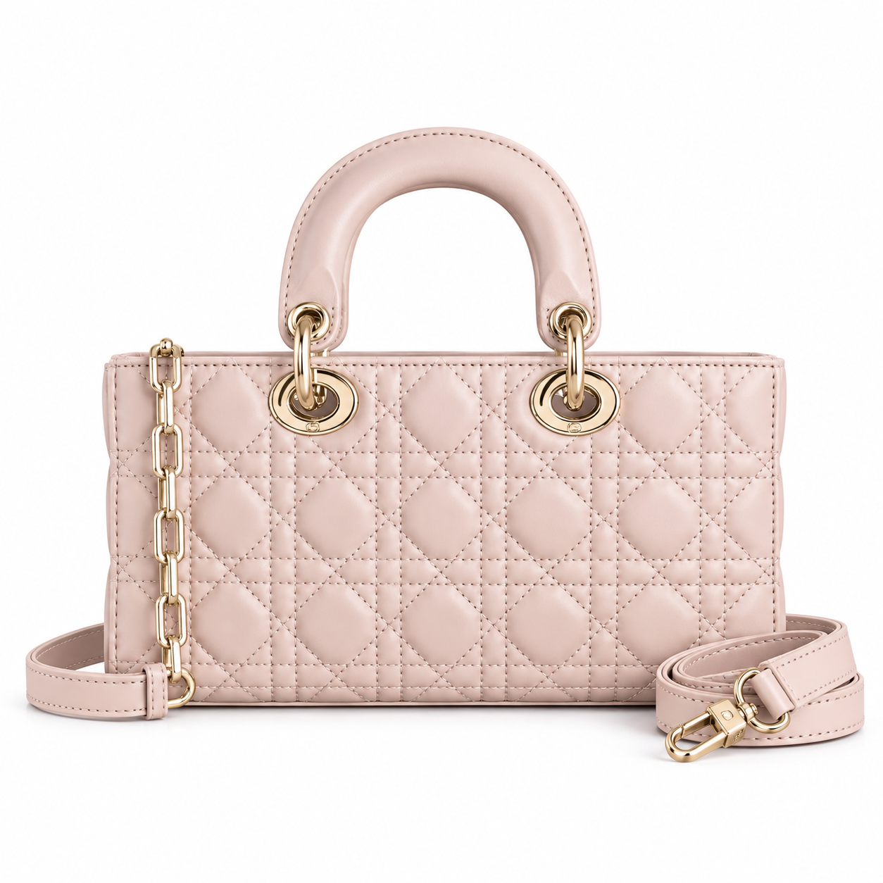 East-West Style Light Leather Bag