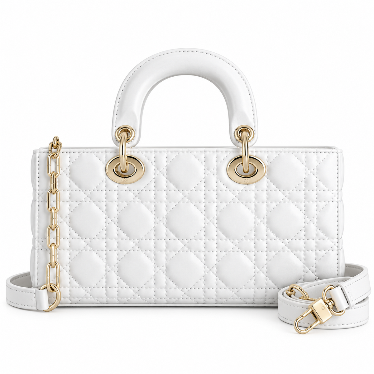 East-West Style Light Leather Bag