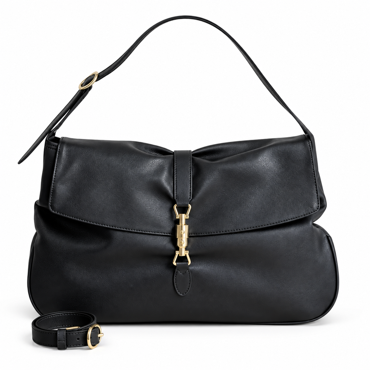 Equestrian Bit Hobo Shoulder Bag
