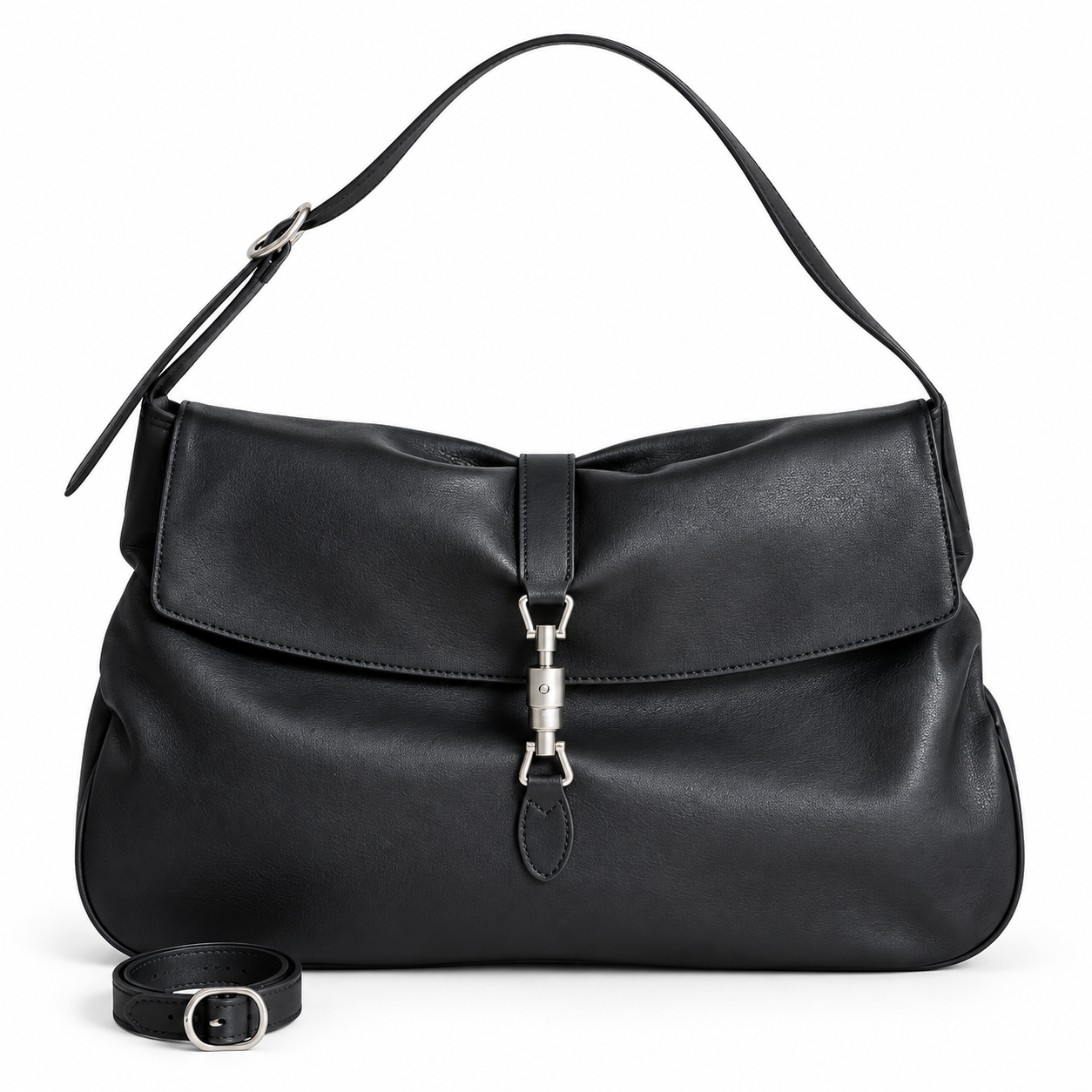 Equestrian Bit Hobo Shoulder Bag