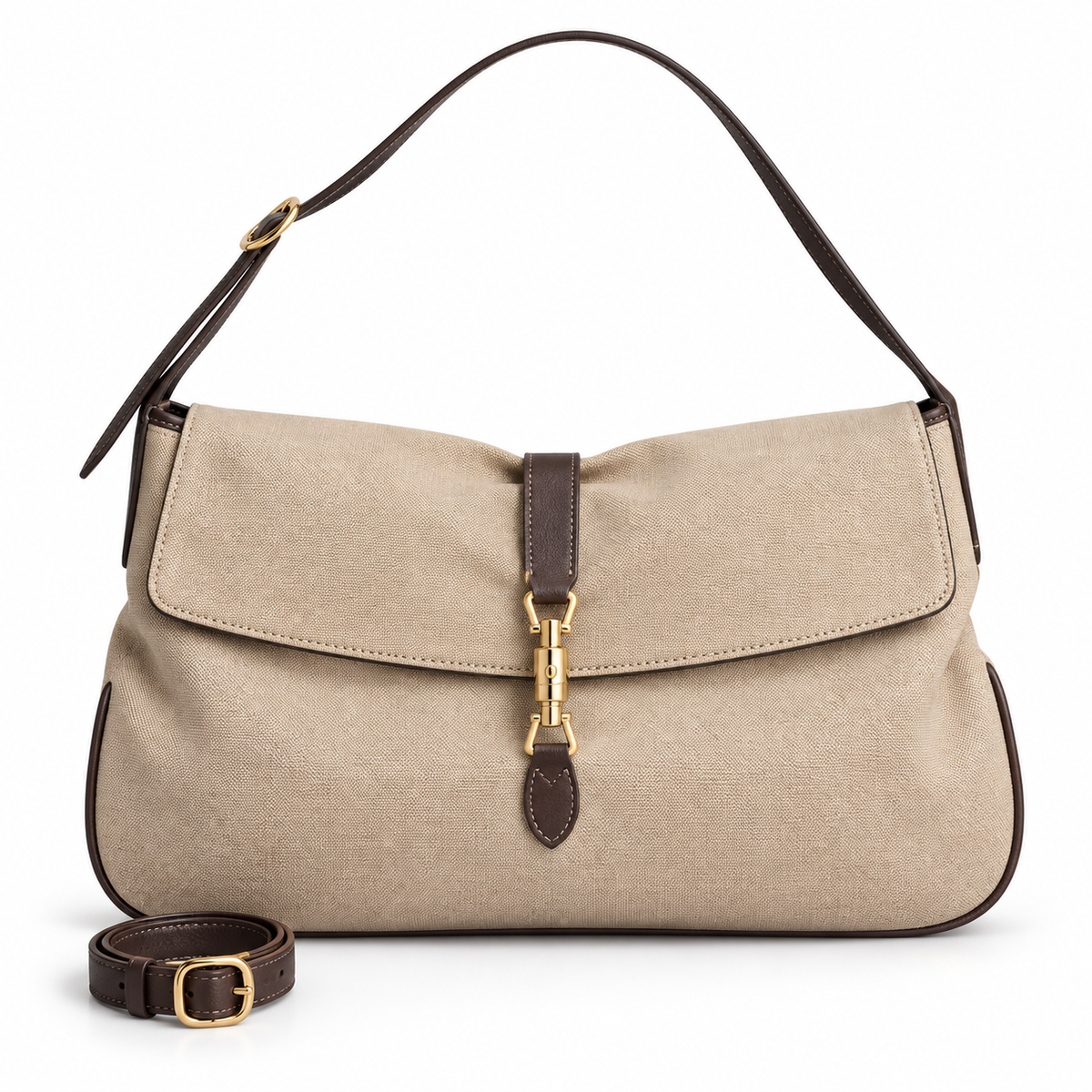 Equestrian Bit Hobo Shoulder Bag