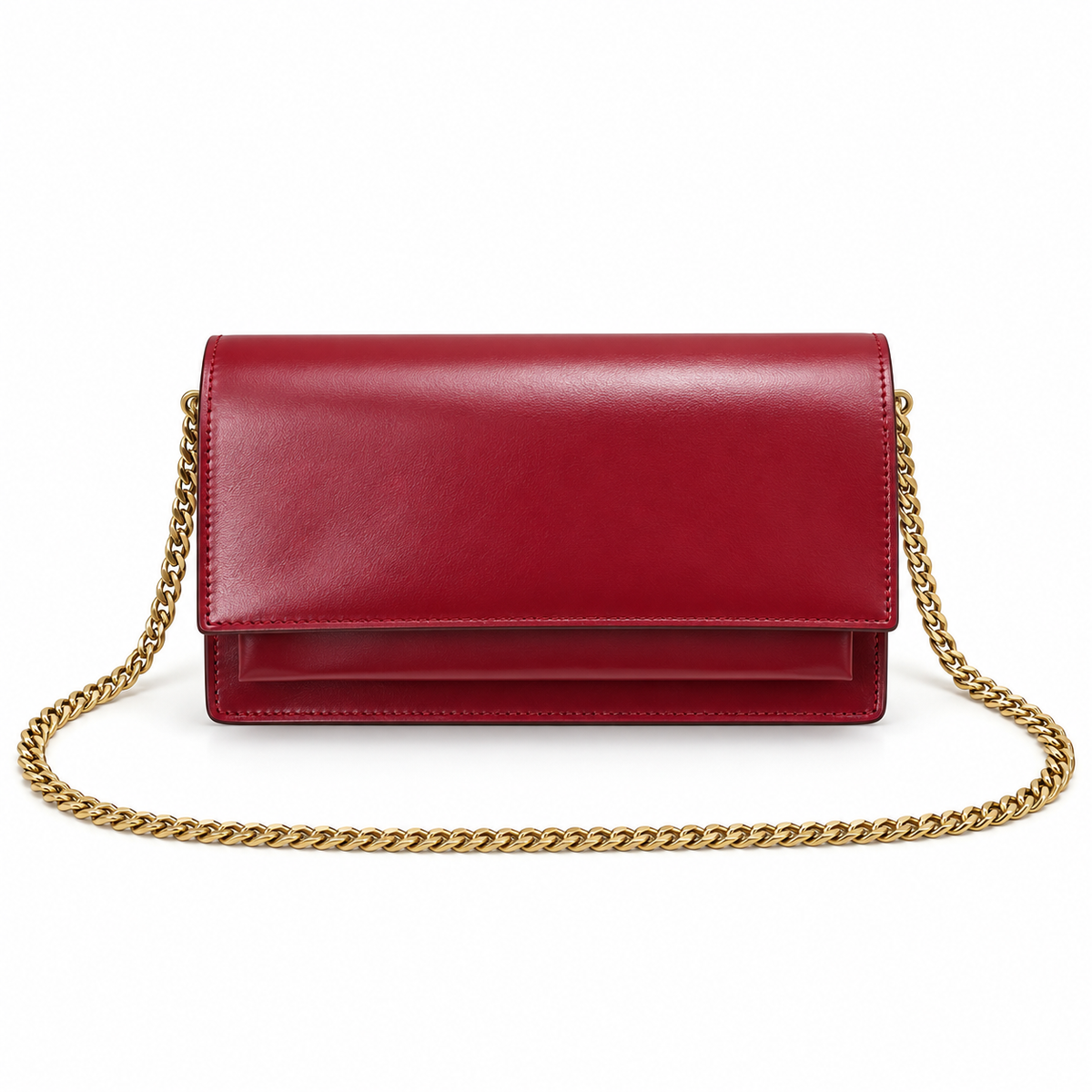 Shoulder Chain Logo Bag