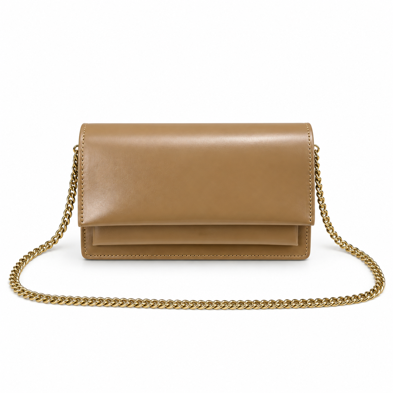 Shoulder Chain Logo Bag