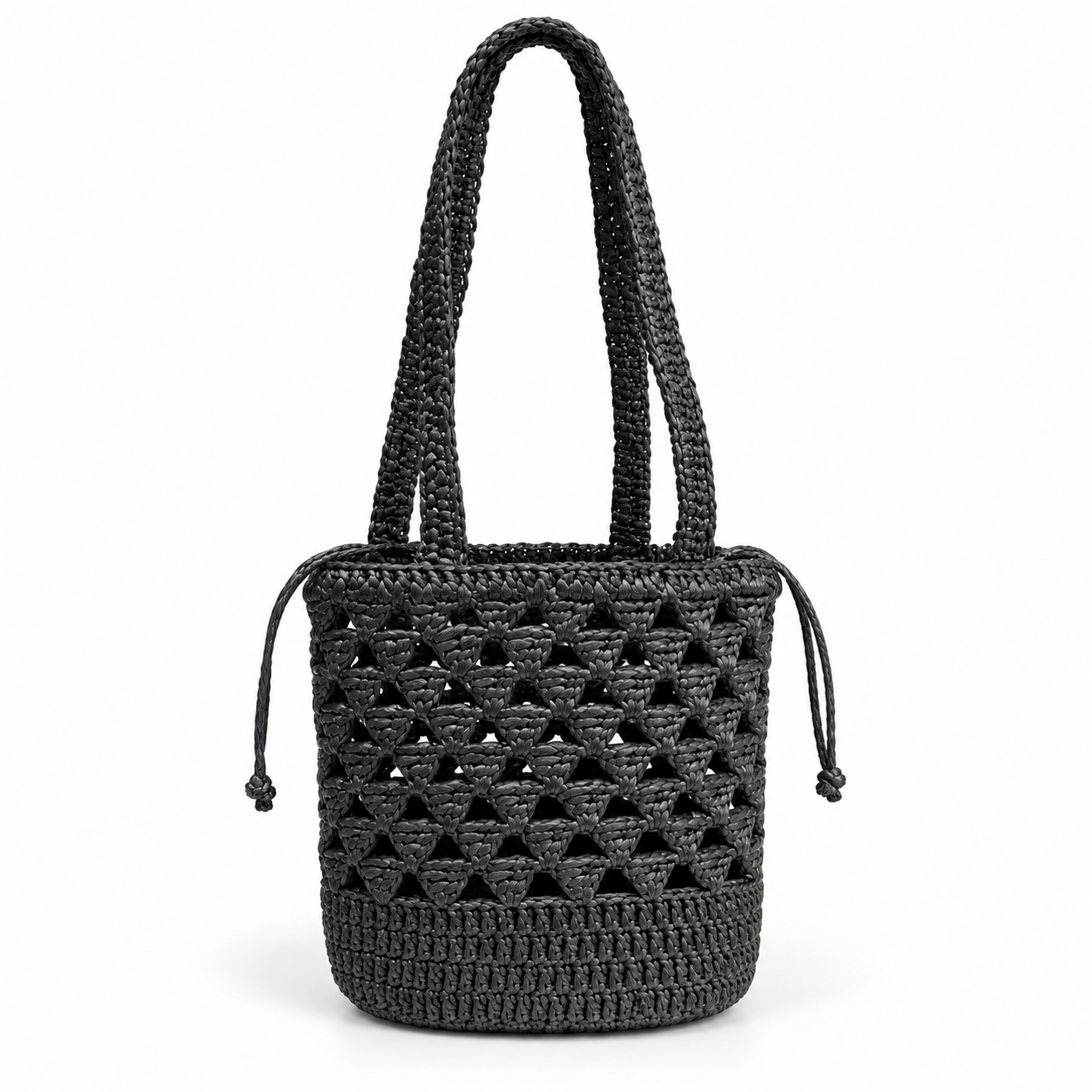 Mini Crochet Bucket Bag