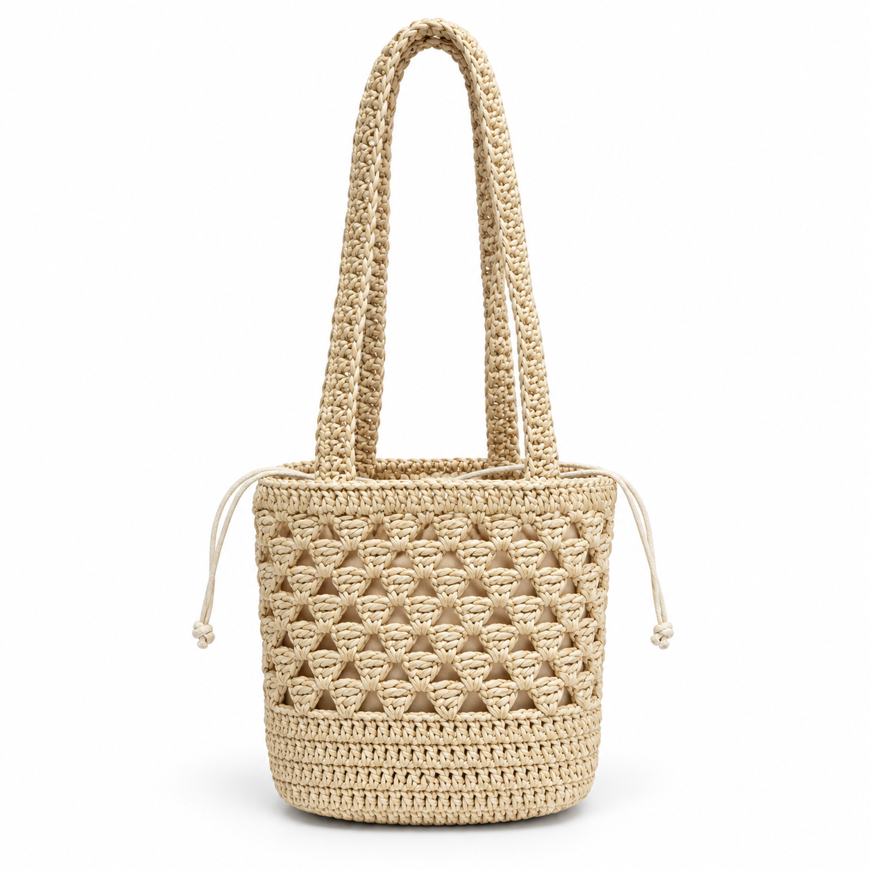 Mini Crochet Bucket Bag