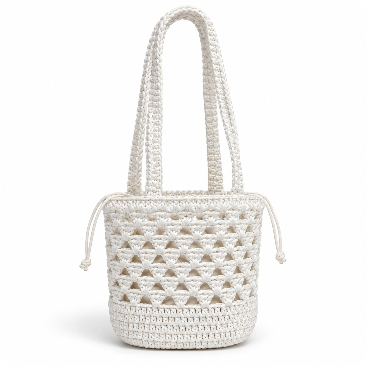 Mini Crochet Bucket Bag