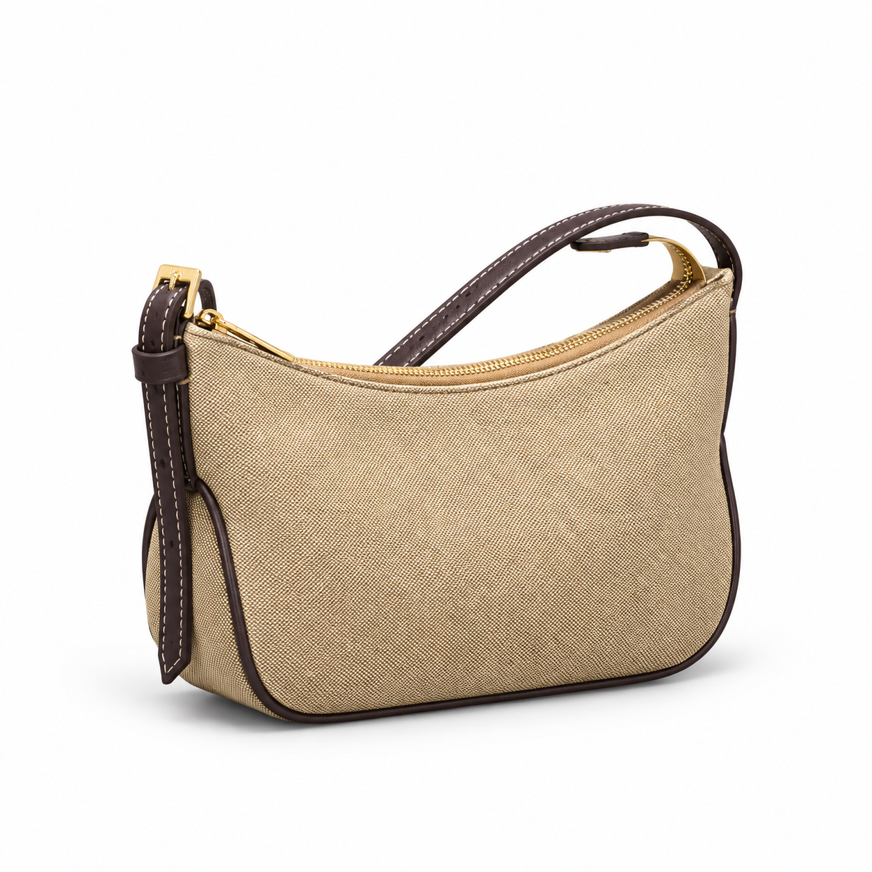 Small Emblem Canvas Shoulder Bag