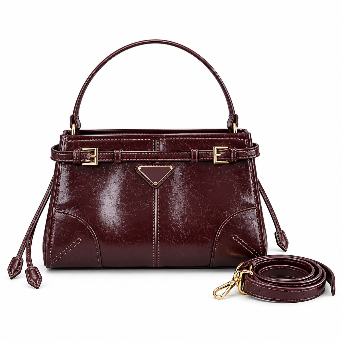 Small Bon Leather Handbag