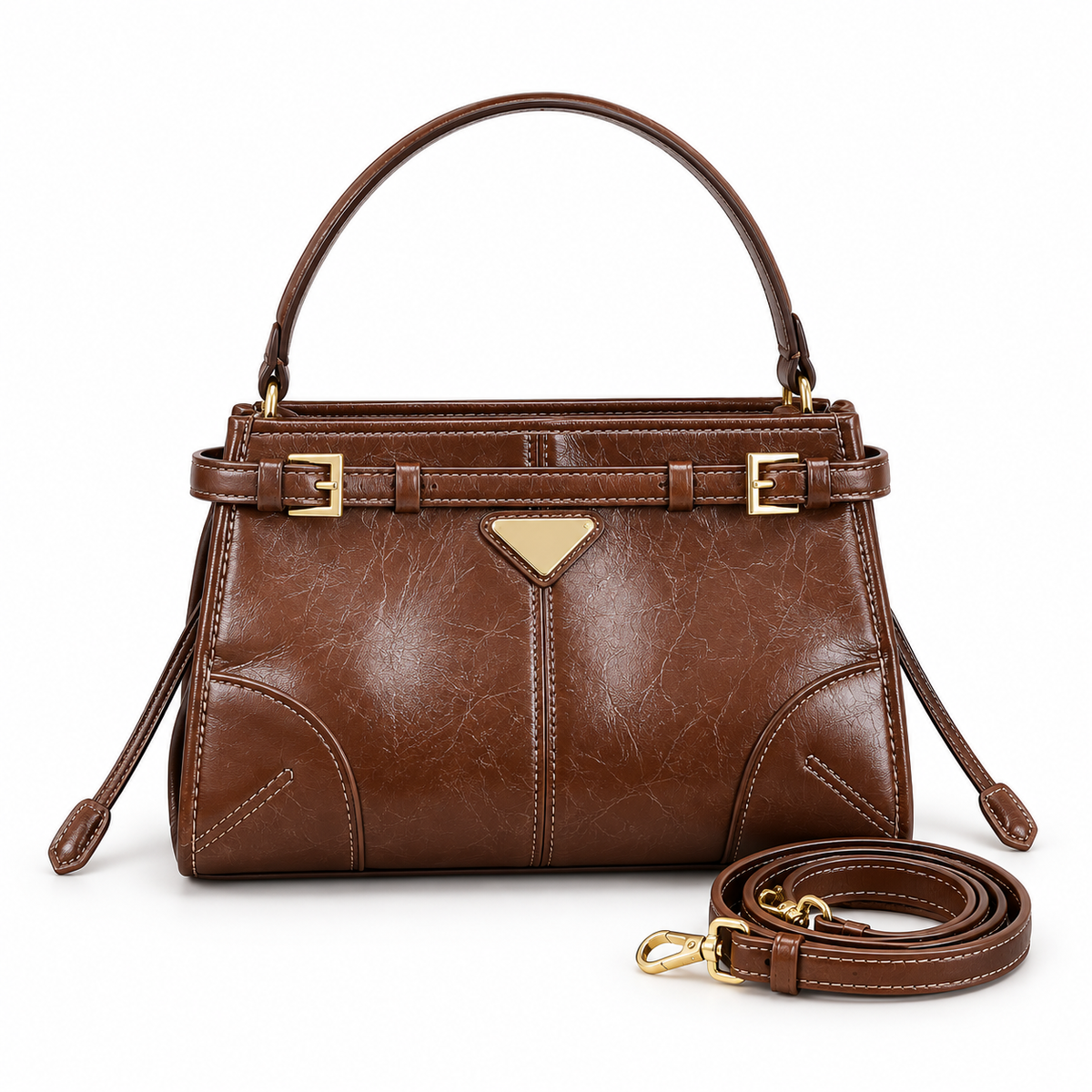 Small Bon Leather Handbag