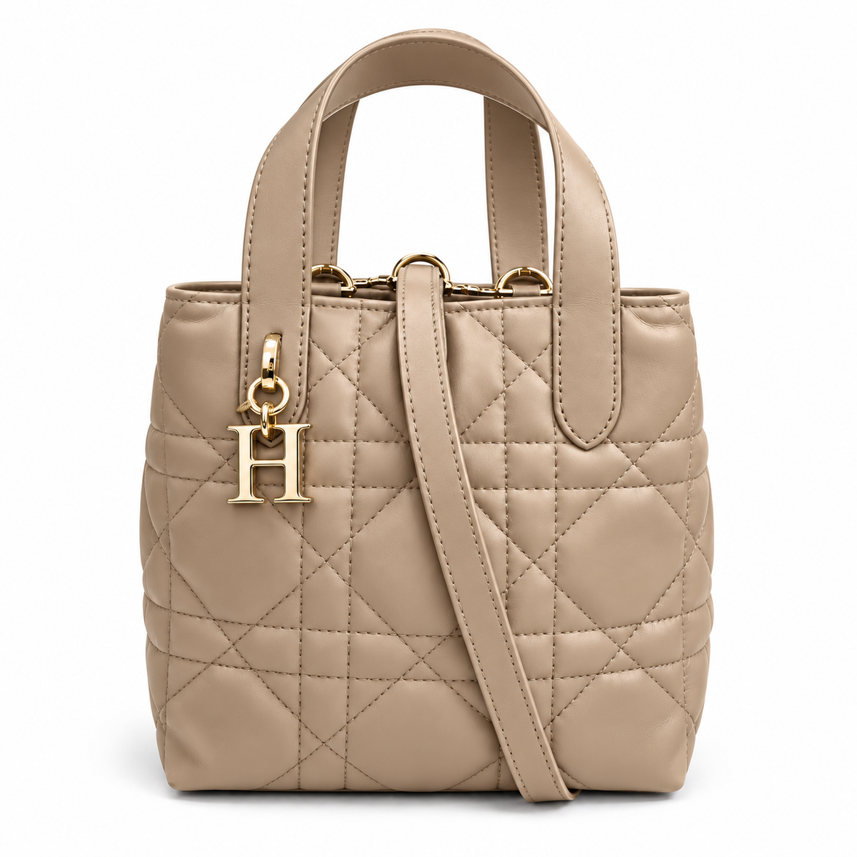 Small Soft Leather Tote on Strap