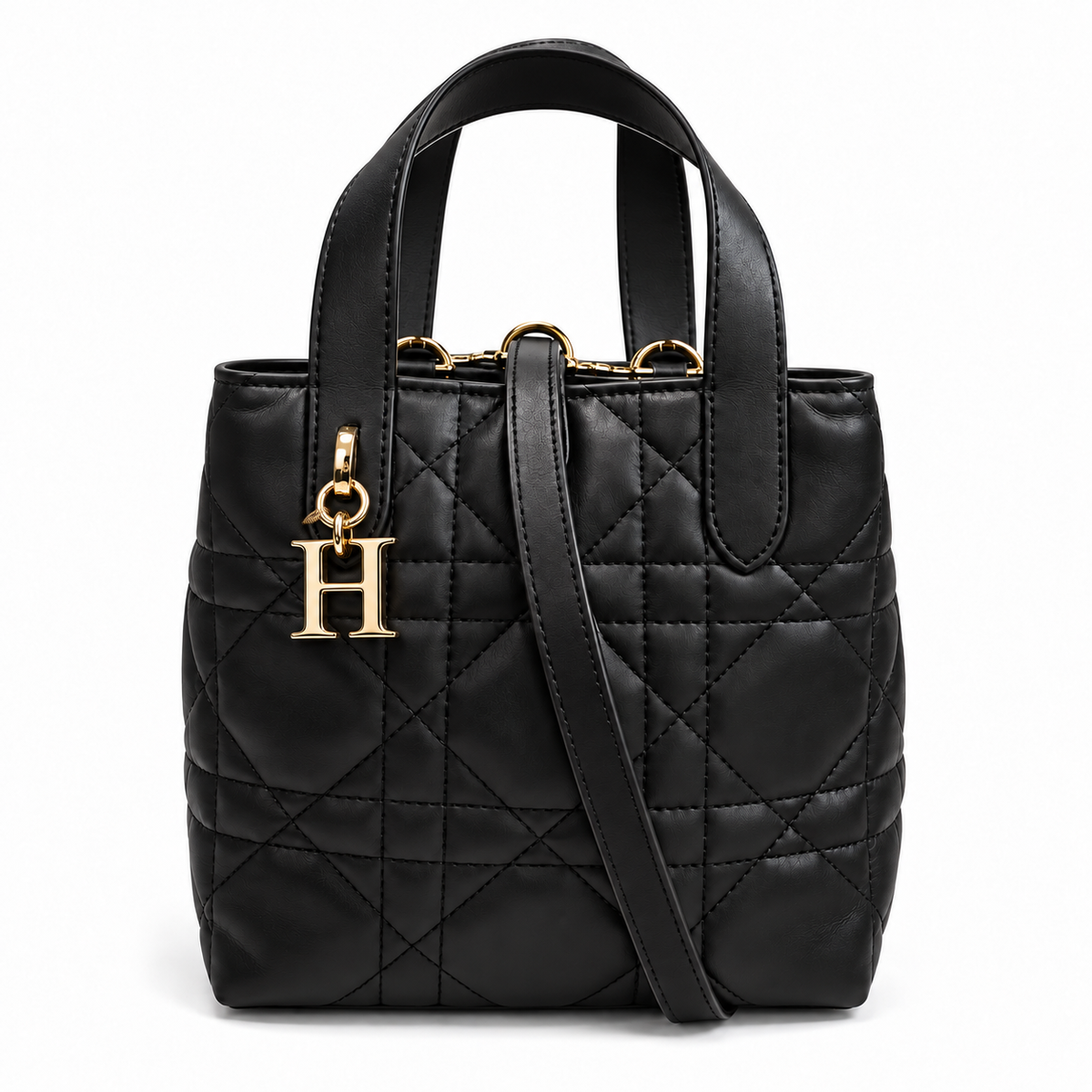 Small Soft Leather Tote on Strap
