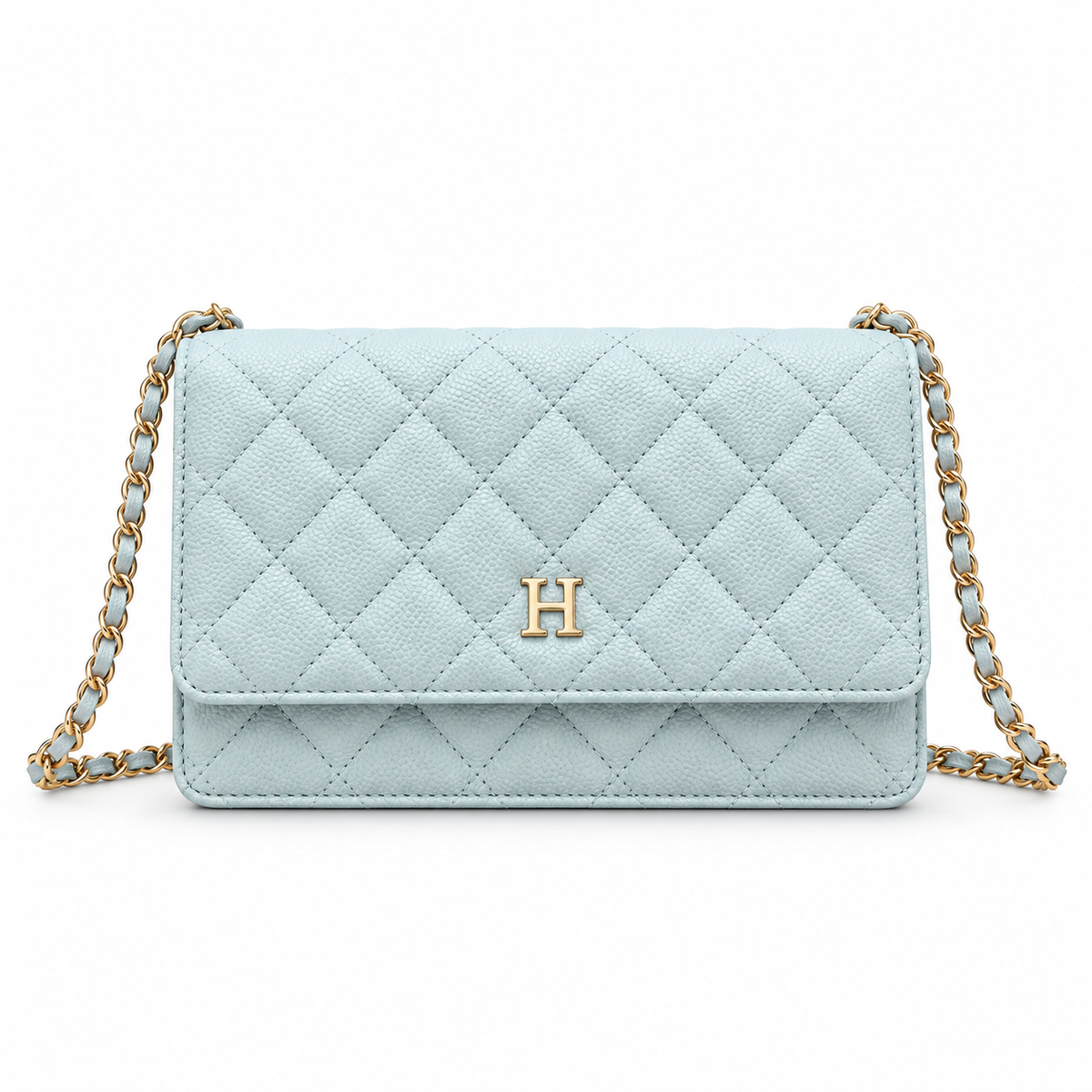 Classic Quilted Wallet-On-Chain Purse