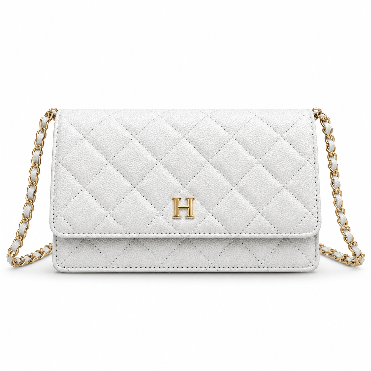 Classic Quilted Wallet-On-Chain Purse