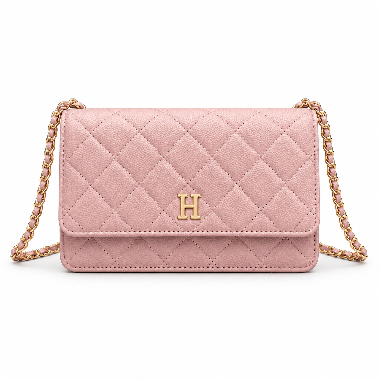 Classic Quilted Wallet-On-Chain Purse