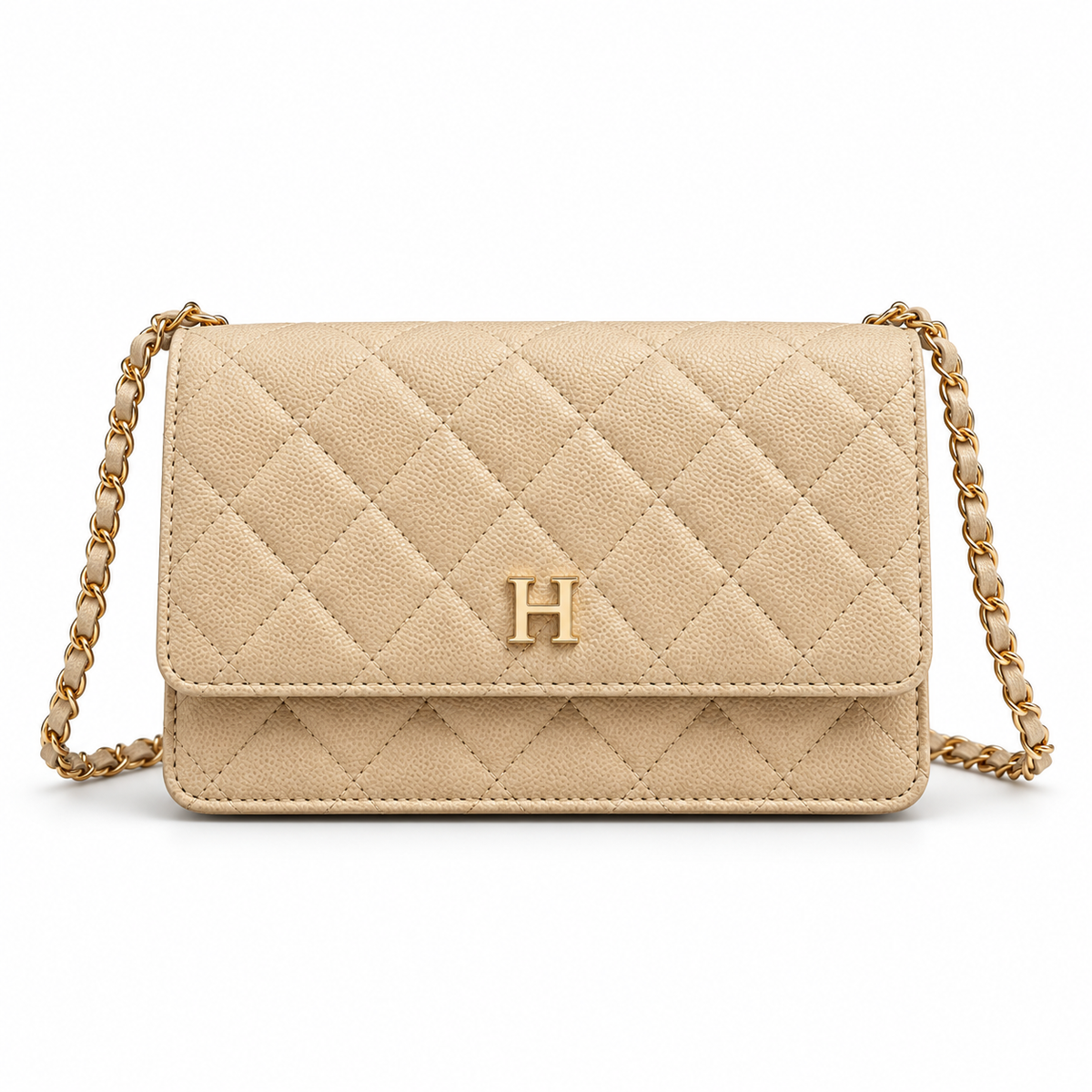 Classic Quilted Wallet-On-Chain Purse