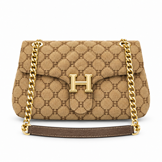 Canvas Marm Shoulder Bag