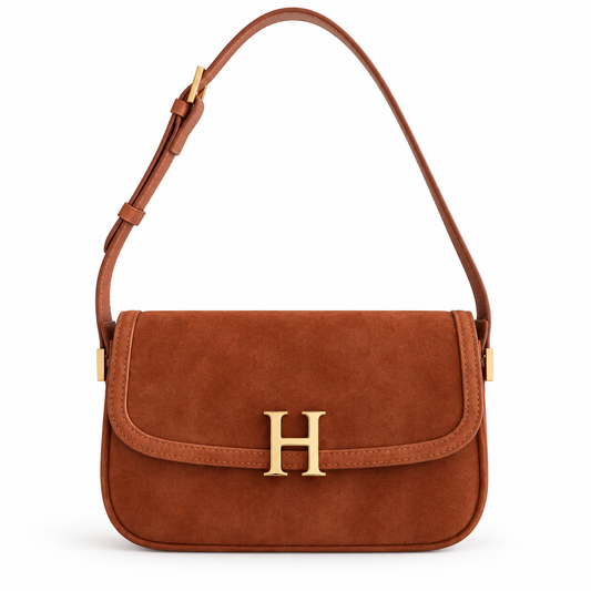 Suede Solf Shoulder Bag