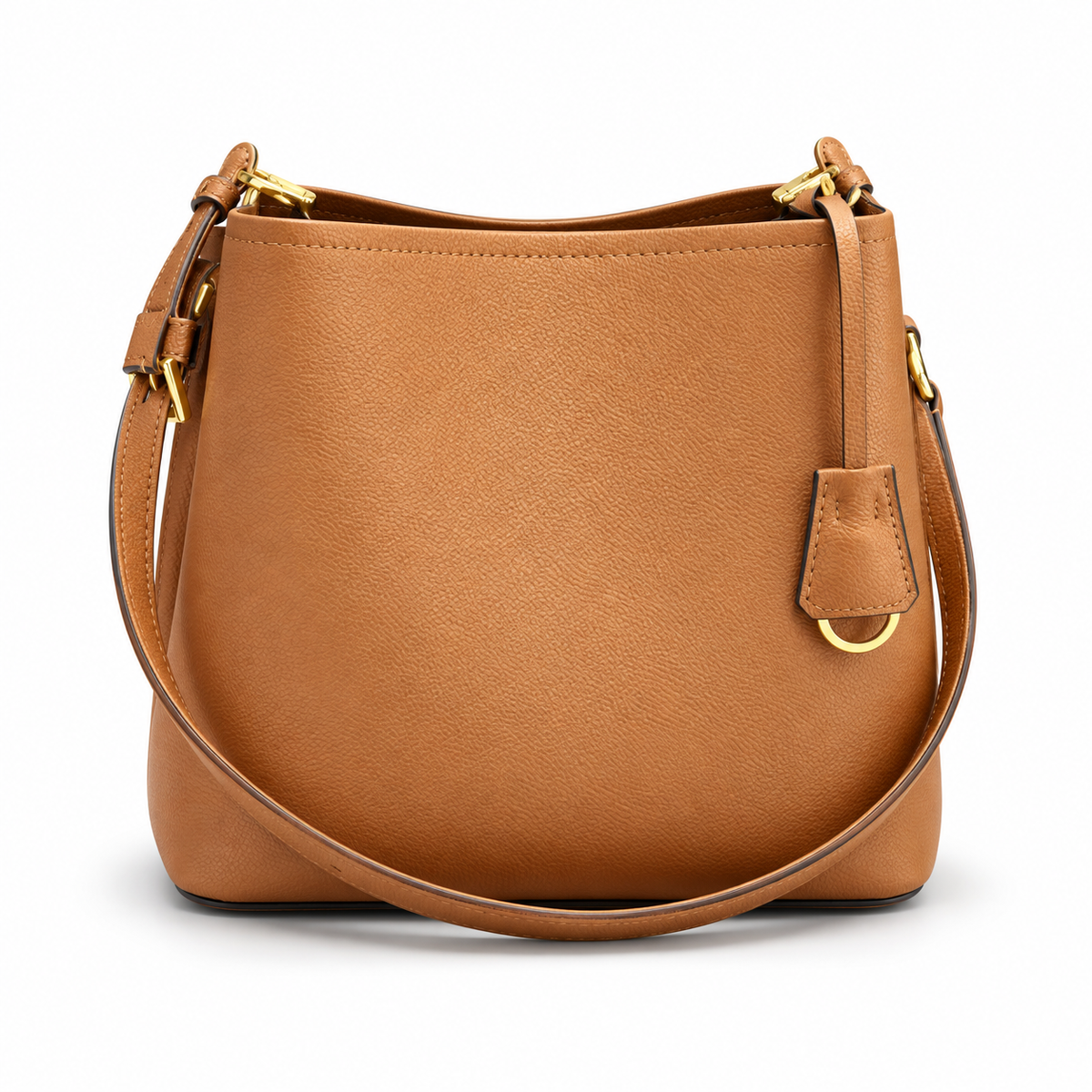 Small Leather Bucket Bag
