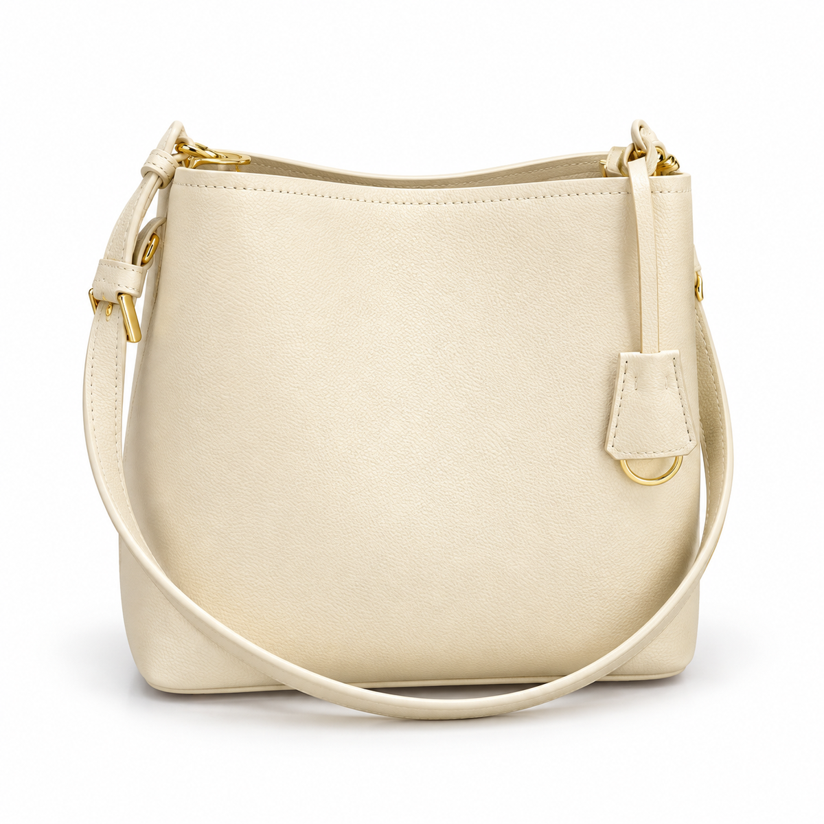 Small Leather Bucket Bag
