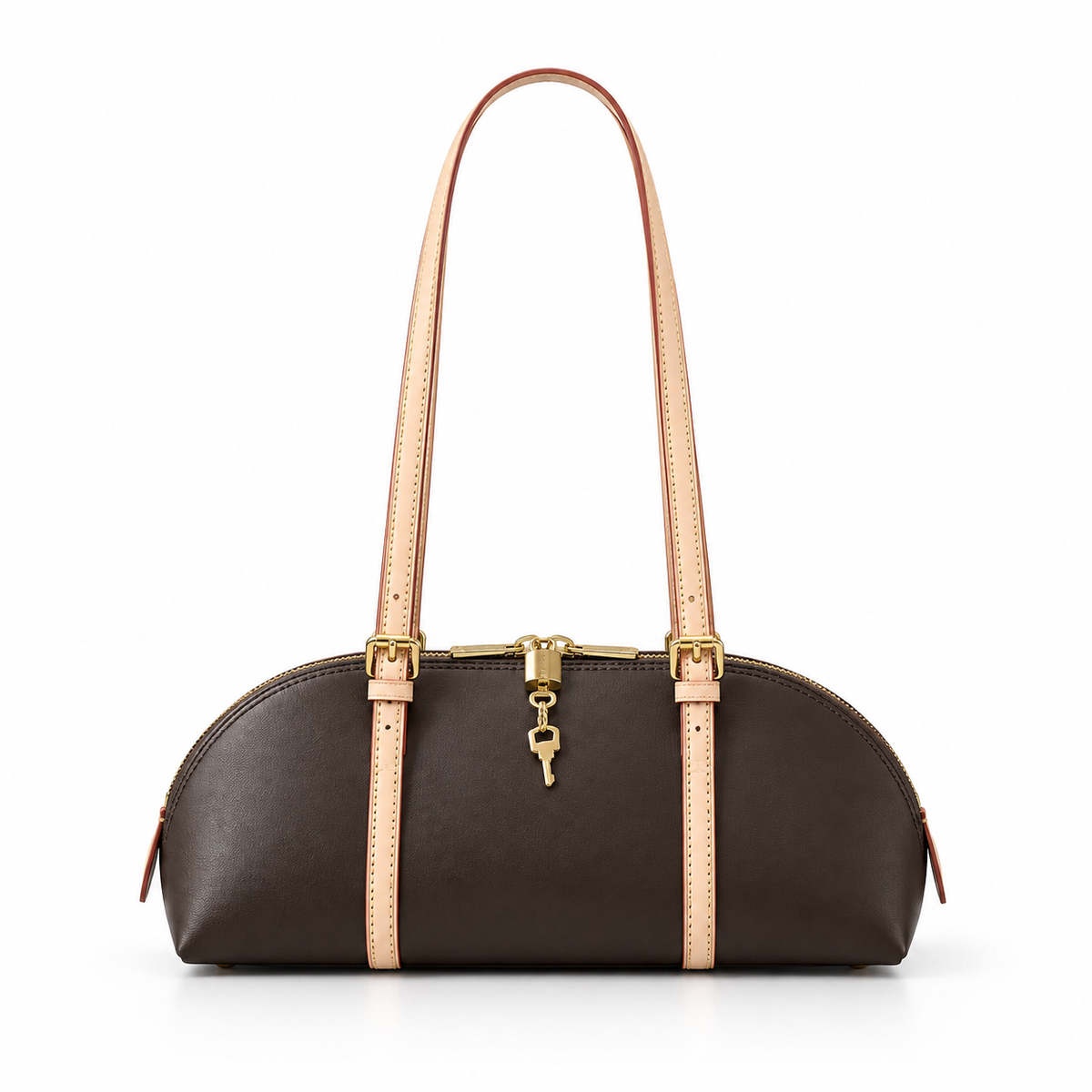 Long East-West Canvas Shoulder Bag