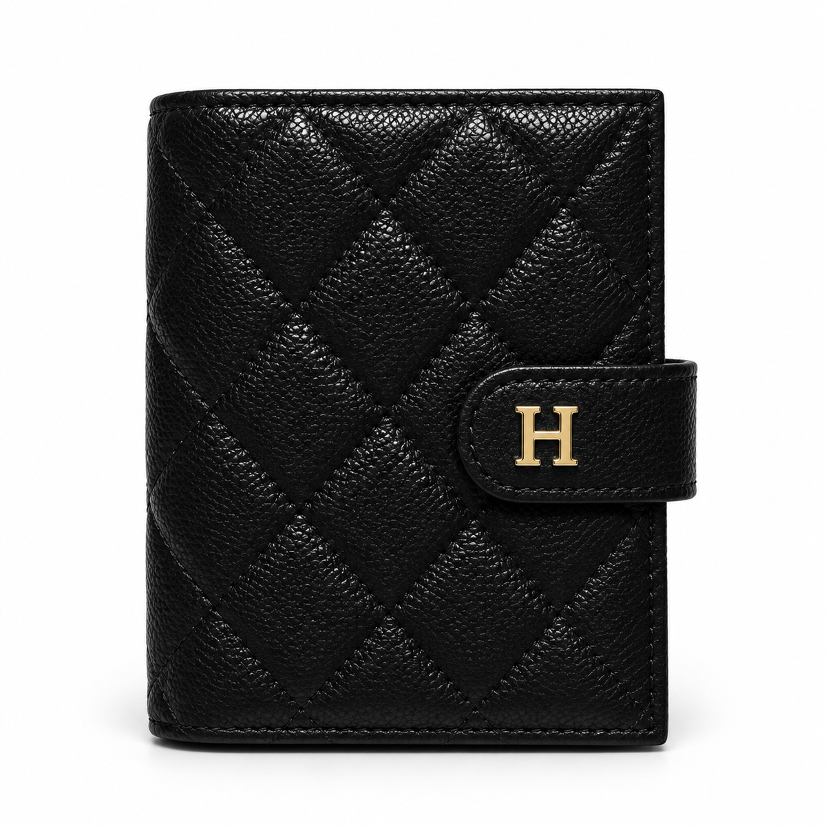 Quilted Leather Pocket Wallet