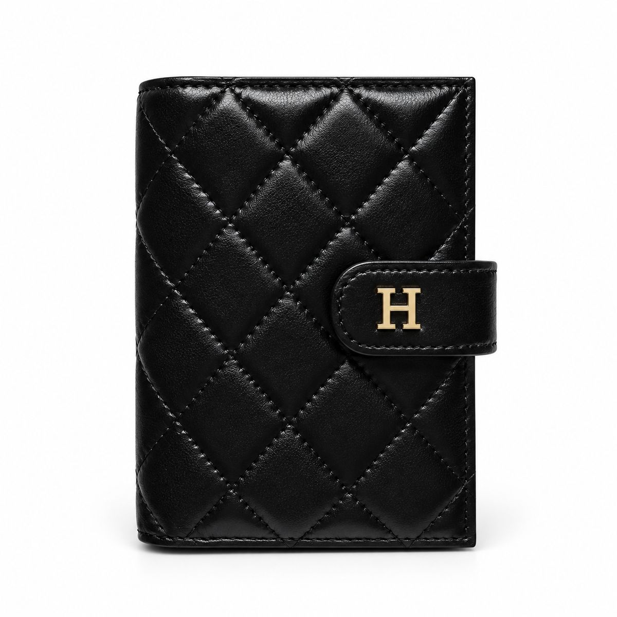 Quilted Leather Pocket Wallet