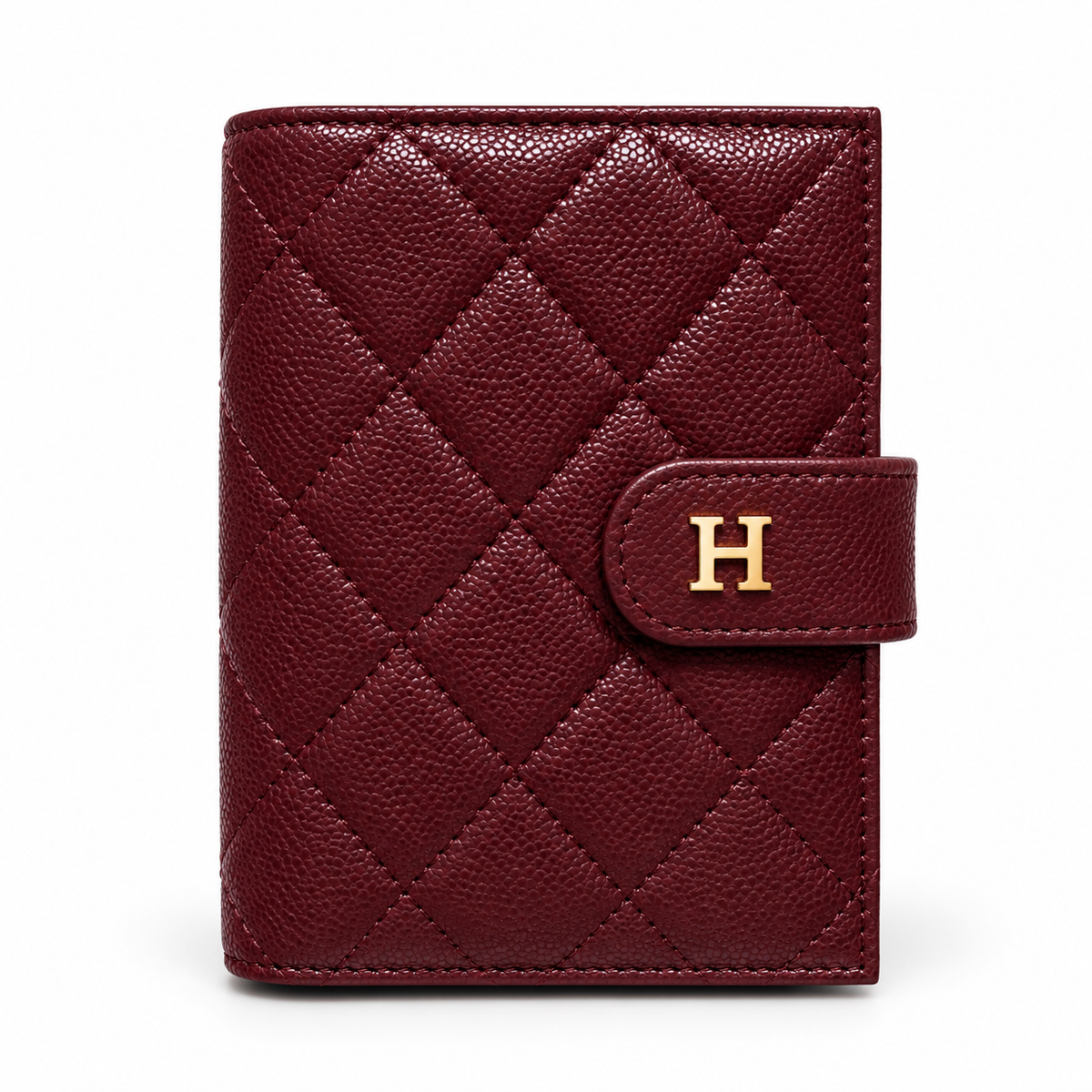 Quilted Leather Pocket Wallet