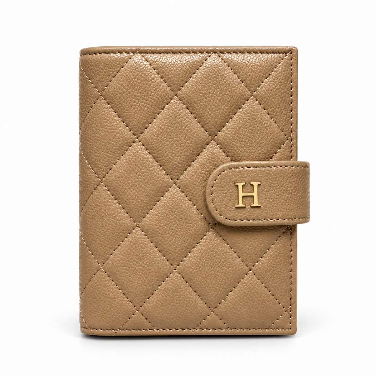 Quilted Leather Pocket Wallet