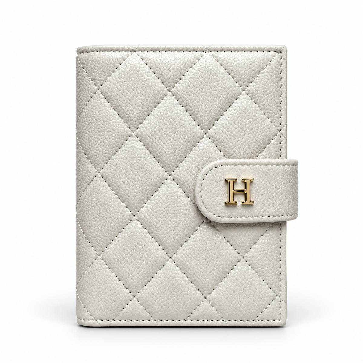 Quilted Leather Pocket Wallet