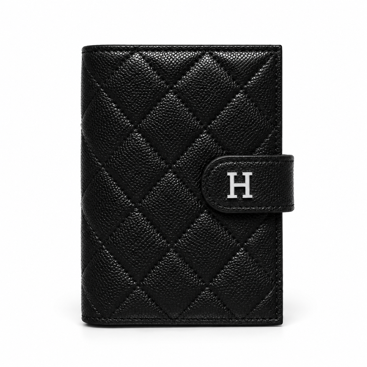 Quilted Leather Pocket Wallet