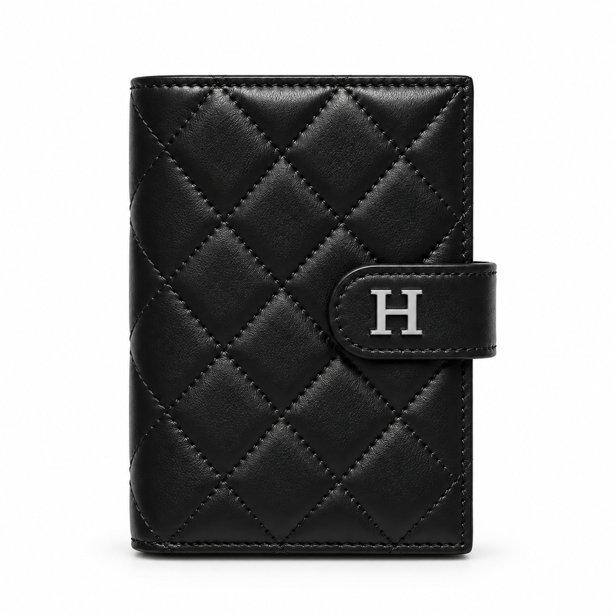 Quilted Leather Pocket Wallet