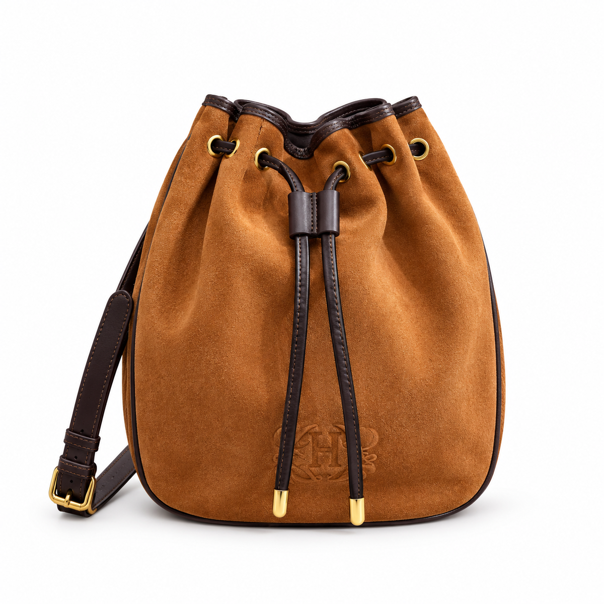 Suede Ana Medium Bucket Bag