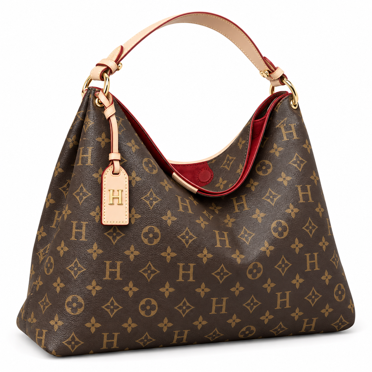 Grace Canvas & Leather Tote Bag