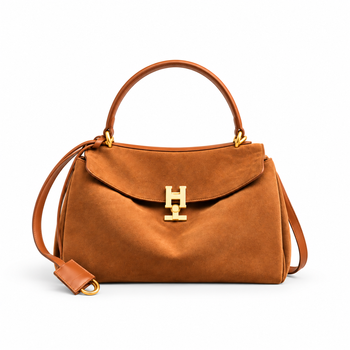 Slouchy Riding Bag - Suede