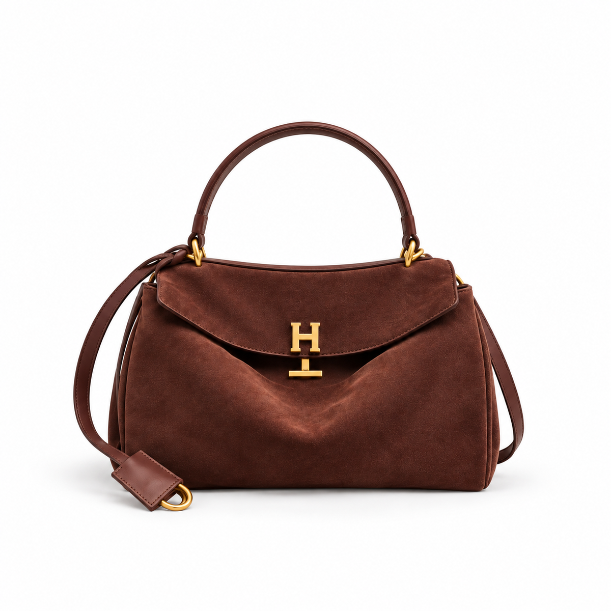 Slouchy Riding Bag - Suede