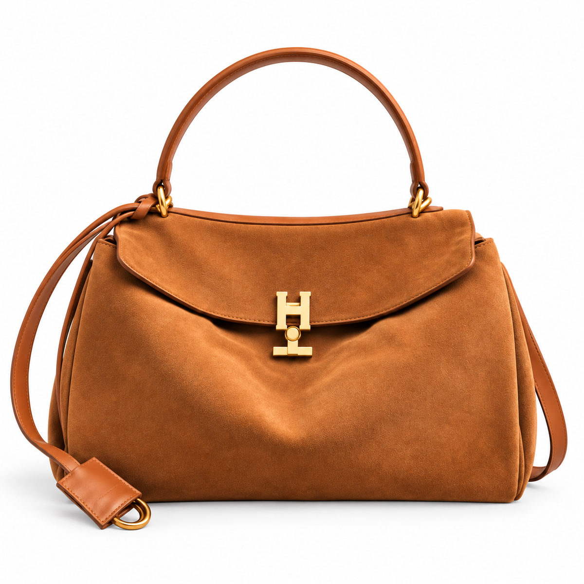 Slouchy Riding Bag - Suede