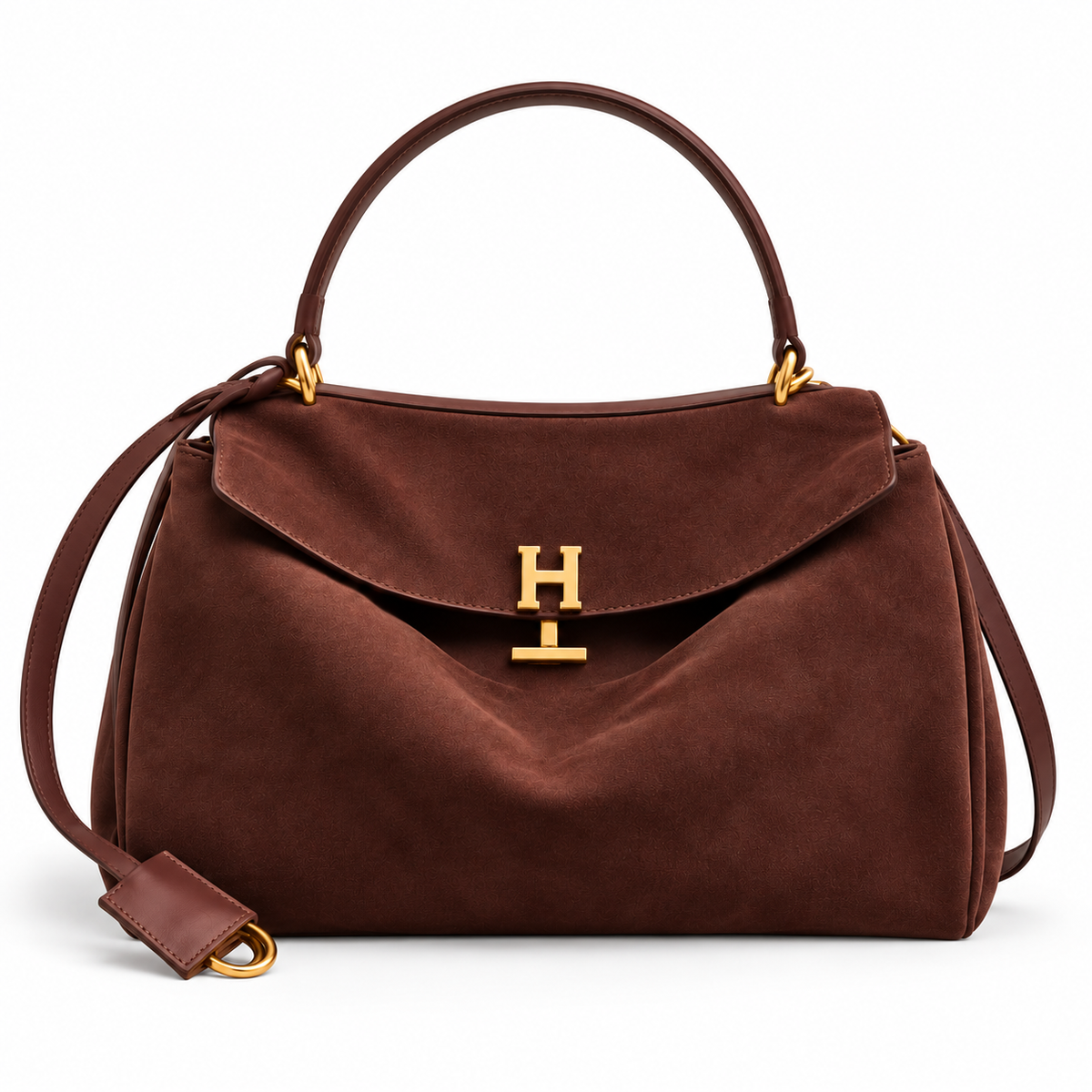 Slouchy Riding Bag - Suede