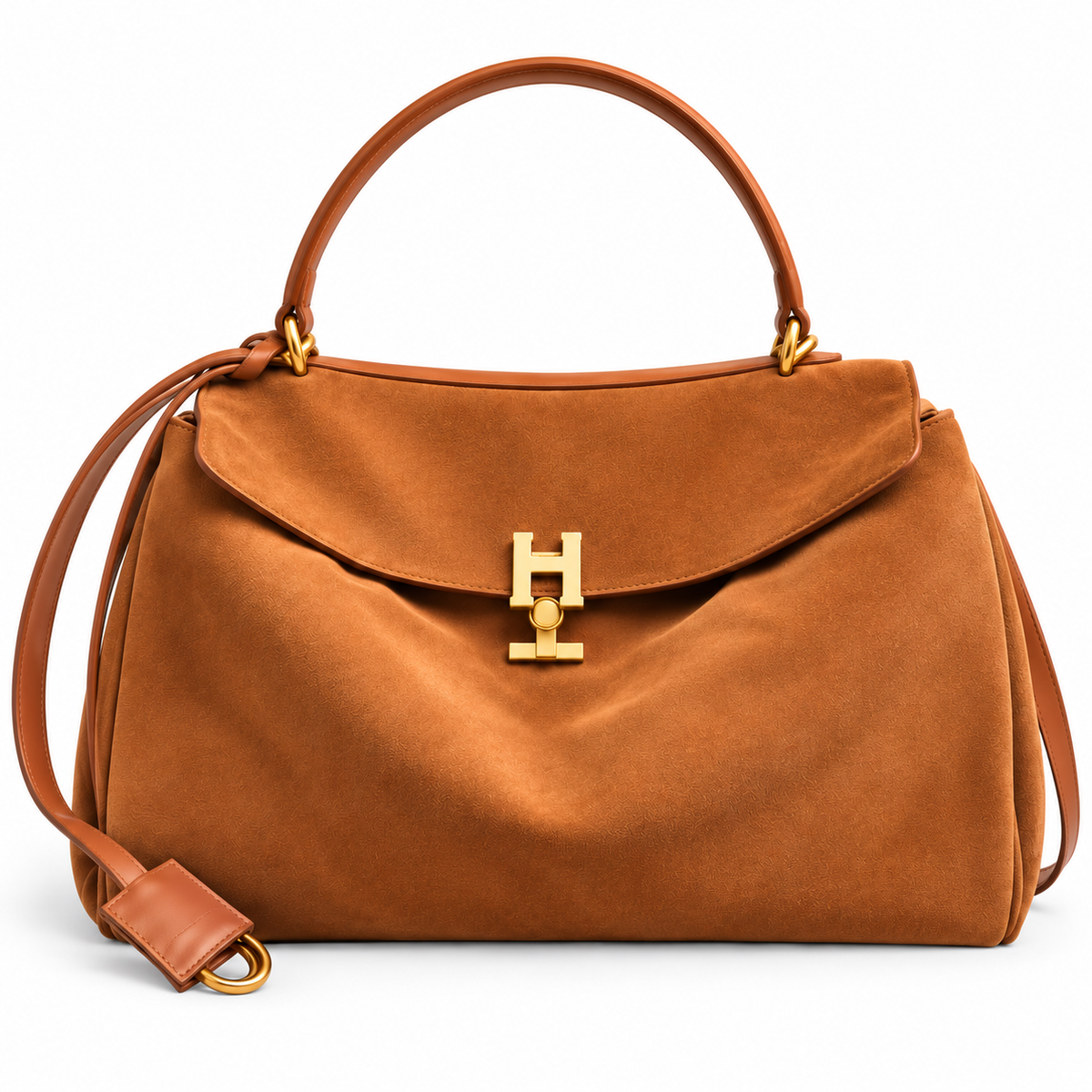 Slouchy Riding Bag - Suede