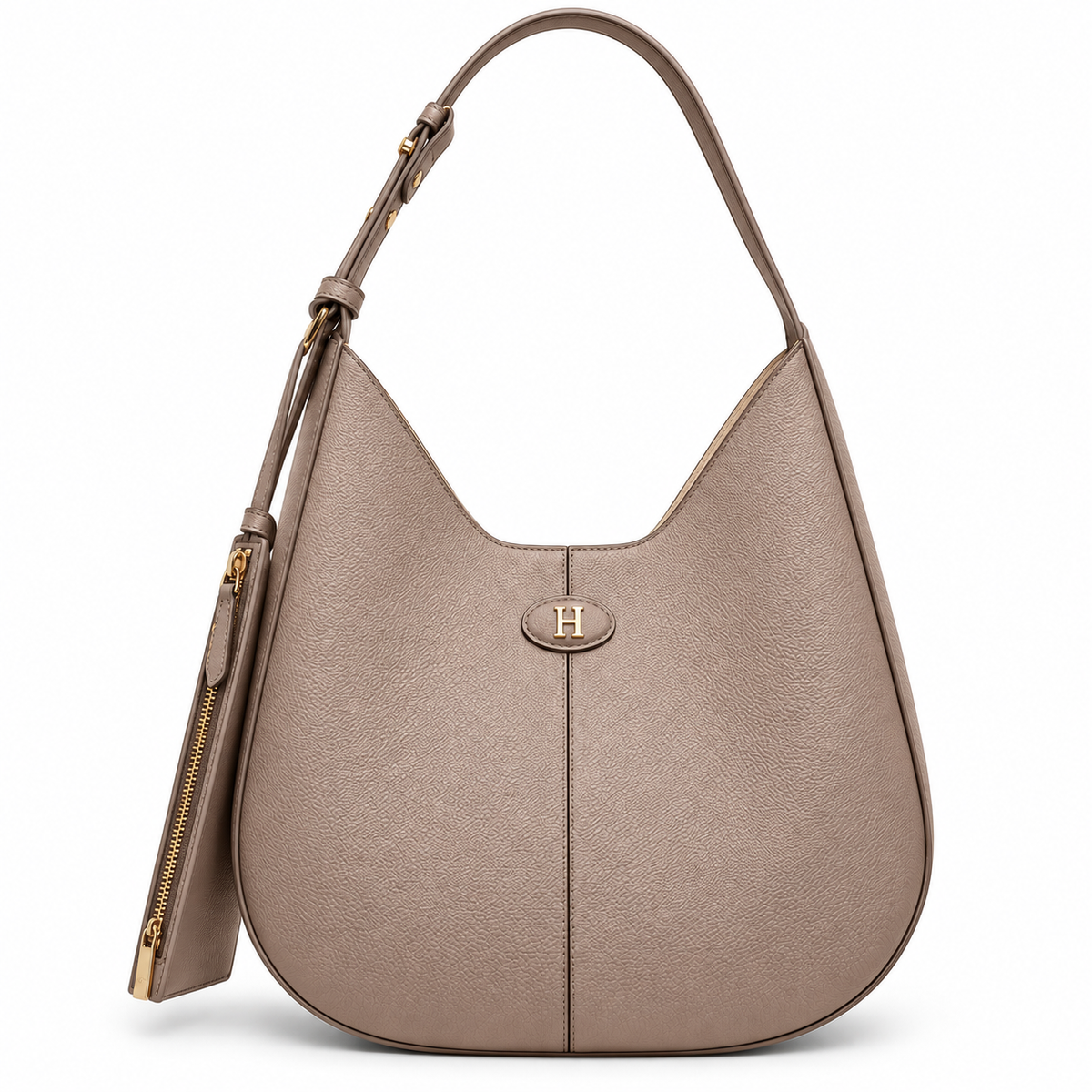 Leather Ted Tote Bag